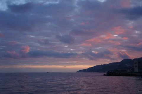 Yalta dusk Foto stock