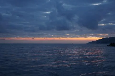 Yalta dusk Foto stock