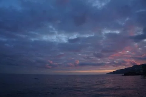 Yalta dusk Foto stock