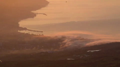 Yalta fog Stock Footage 48869017