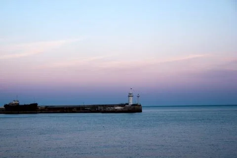 Yalta lighthouse Stock Photos
