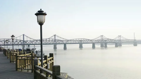 Yalu River Vídeo Stock 85684874