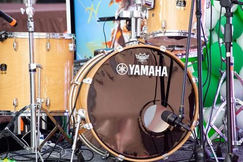 Yamaha drums set. Stock Photos