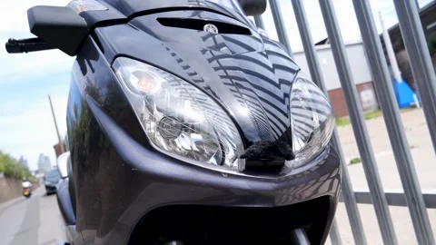 Yamaha XMAX Scooter Stock Footage 231334975
