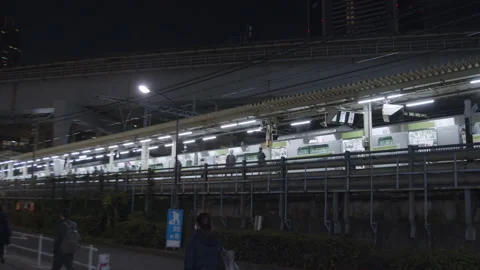 Yamanote Line Platform Stock Footage 139899960