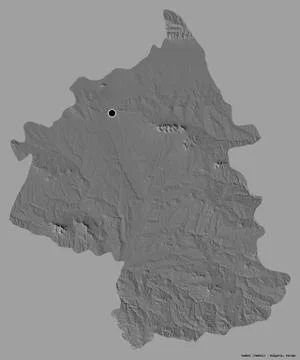 Yambol, Bulgaria. Bilevel elevation map Stock Illustration