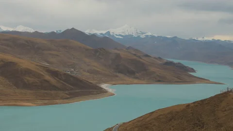 Yamdrok Lake 库存影片 167992504