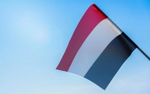 Yamen Flag. Stock Photos