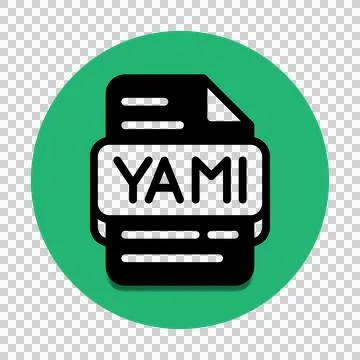 Yaml file type database icon. document files and format extension symbol Illustrazione stock