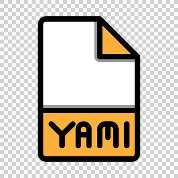 Yaml file type format icon. extension document files icons symbol. with fla.. Stock Illustration