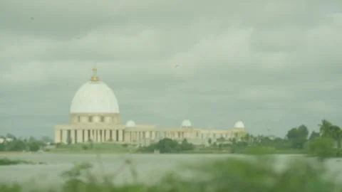 Yamoussoukro Basilica Stock Footage 270220521