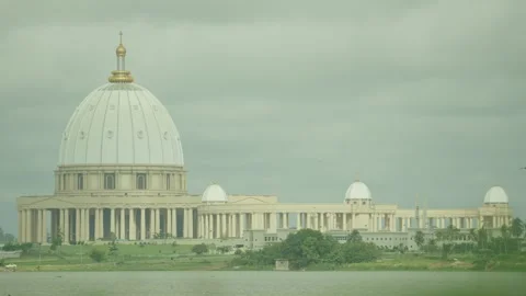 Yamoussoukro Basilica Stock Footage 270221745