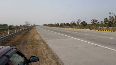 Yamuna expressway Stock Footage 86339434