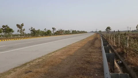Yamuna expressway 스톡 동영상 86339612