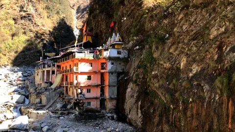 Yamunotri Temple Stock Footage 99862472