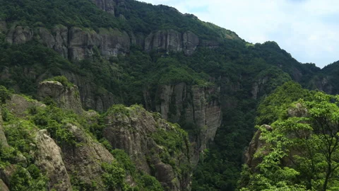Yandang mountain time lapse Stock Footage 168121649