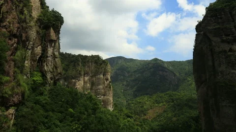 Yandang mountain time lapse Stock Footage 168122713