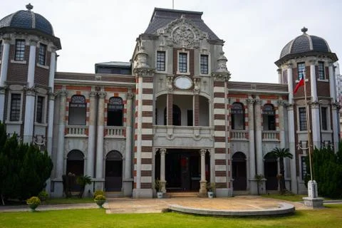 Yang Building a Meiji styled structure in Lukang Taiwan Stock Photos