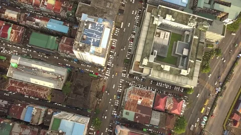 Yangon City Stock Footage 81510602
