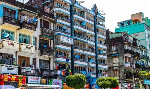 Yangon Myanmar Foto stock