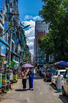 Yangon Myanmar Stock Photos