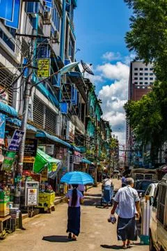 Yangon Myanmar Stock Photos