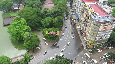 Yangon Street 1 Stock Footage 320898273