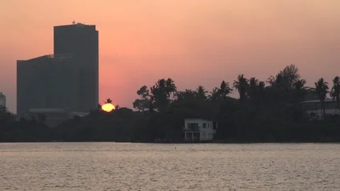 Yangon Sunset - Myanmar 스톡 동영상 107218369