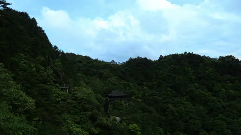 Yangshimu Mountains time lapse Video stock 168091351