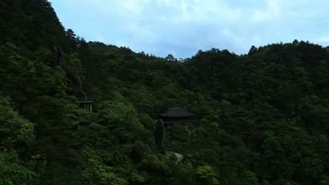 Yangshimu Mountains time lapse Stock Footage 168092233