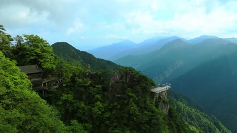 Yangshimu Mountains time lapse Vidéo 168097986