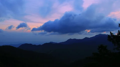 Yangshimu sunrise time lapse Vidéo 168099861