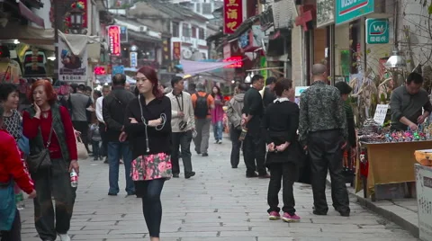 Yangshou street Stock Footage 49064510