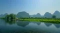 Yangshuo, China - bamboo rafting VIII HD Footage