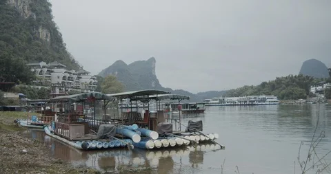 Yangshuo, China 库存影片 99890173