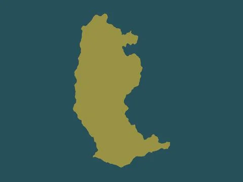 Yangtse, Bhutan. Solid color shape Stock Illustration