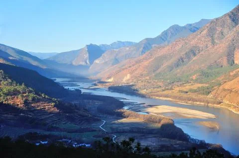 Yangtze First Bend Foto stock