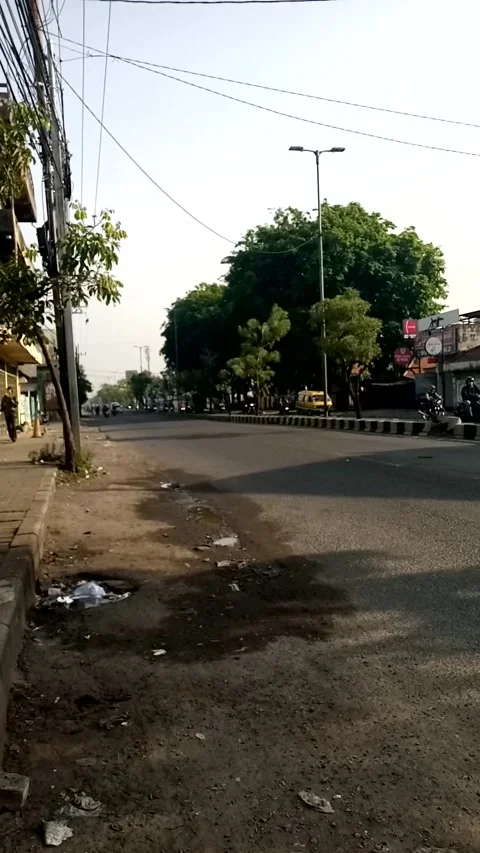 A. Yani Gedangan Sidoarjo East Java Indonesia Stock Footage 220241838