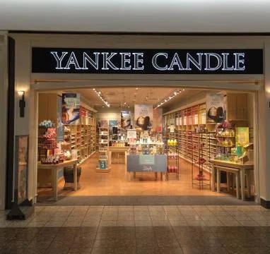 Yankee Candle store 库存照片