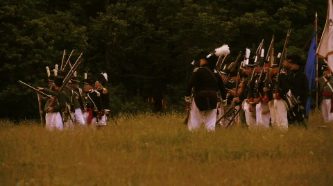 Yankee Frontline Stock Footage 738352