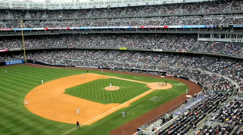 Yankee Stadium New York New York Stock Footage Video (100% Royalty-free)  1100657227