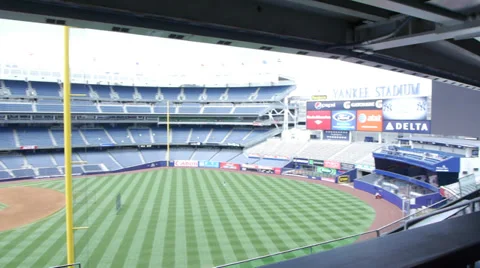Yankee Stadium from Right Field Pan Video stock 33897285