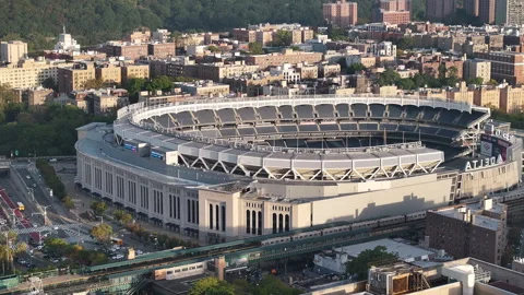 Yankee Stadium at sunrise Video stock 253628662