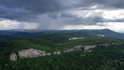 Yantra hyperlapse thunderstorm Video stock 246584208