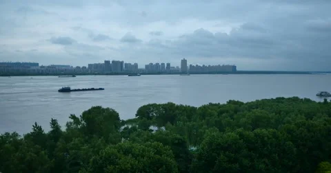 The yanzi river the first longget river in China Stock-Footage 67618119