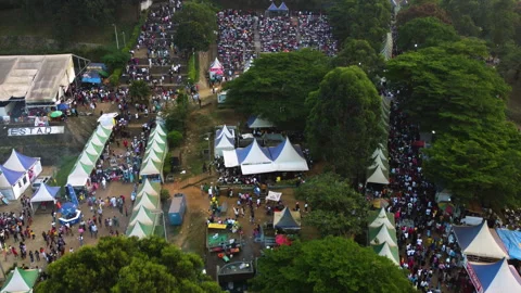 Yaounde , Cameroon - 01/25/2024: Drone r... | Stock Video | Pond5