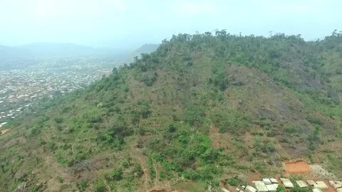 Yaounde by the hills Stock Footage 81067376