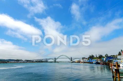 Yaquina bay bridge Stock Photos
