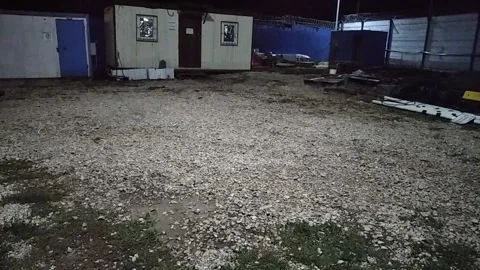 Yard at night 스톡 동영상 151764552