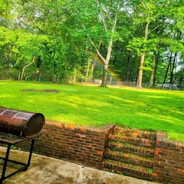 Yard Foto stock